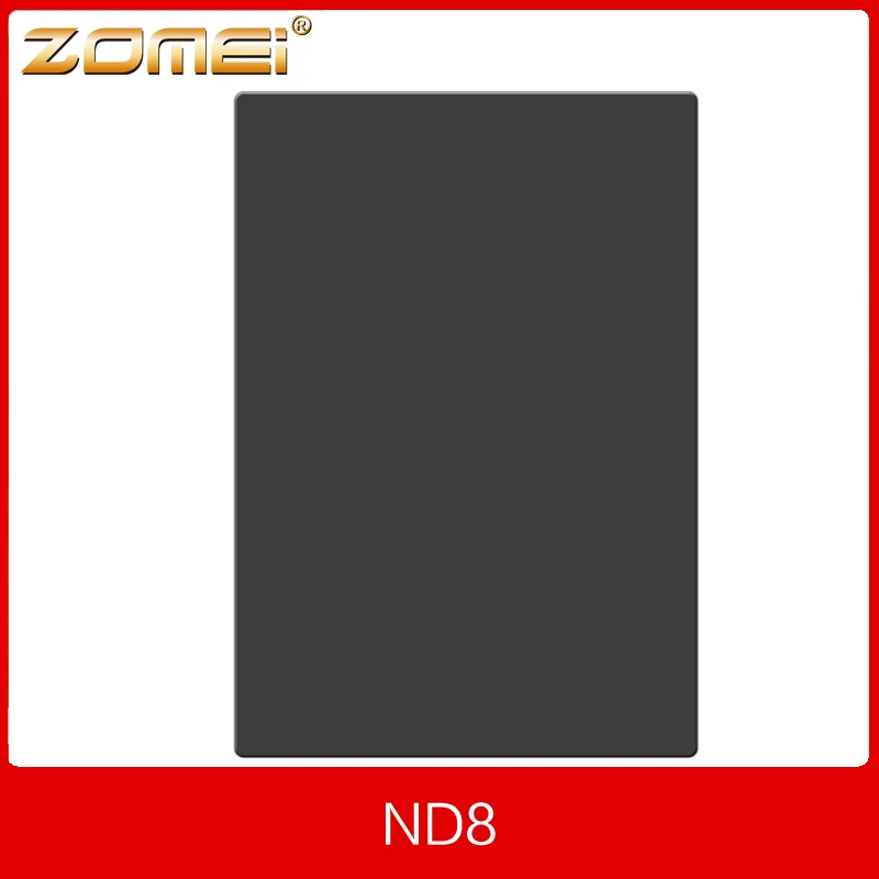 ND8 ZOMEi 150*100 мм квадратный фильтр нейтральной плотности ND 2/4/8/16 Cokin Z-PRO серии - Цвет: ND8