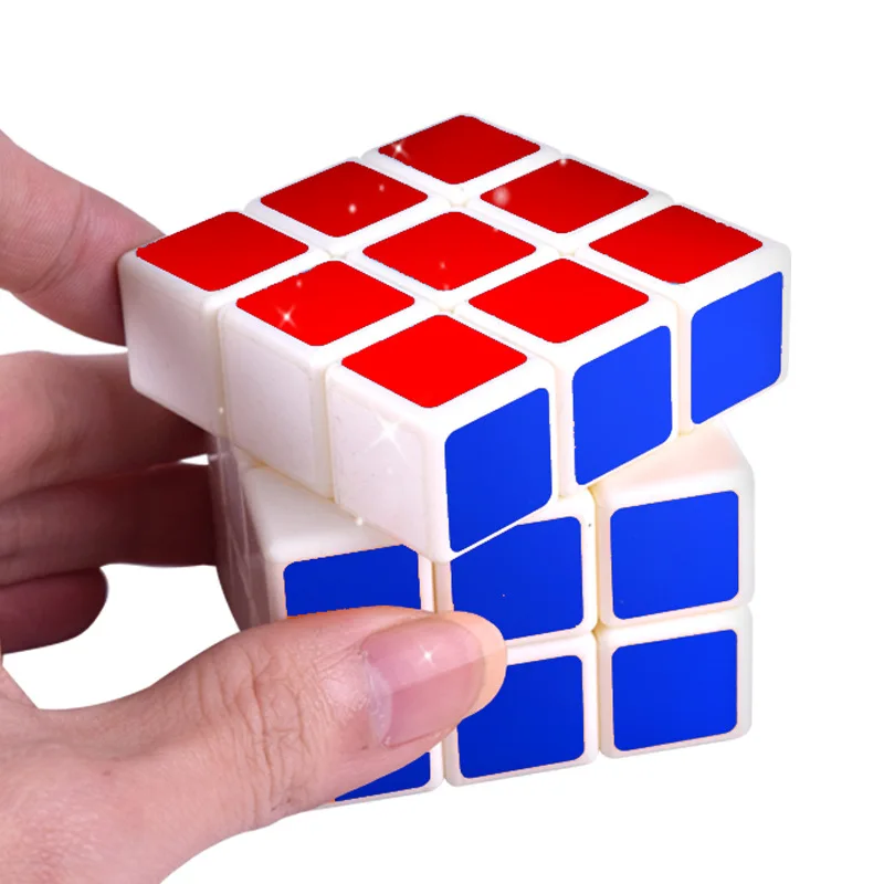 Красочный 3x3x3 трехслойный магический куб для начинающих обучающая головоломка