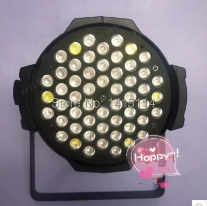 Дешевый светодиодный цветной светильник 54 шт. 3 Вт rgbw сценический для помещений