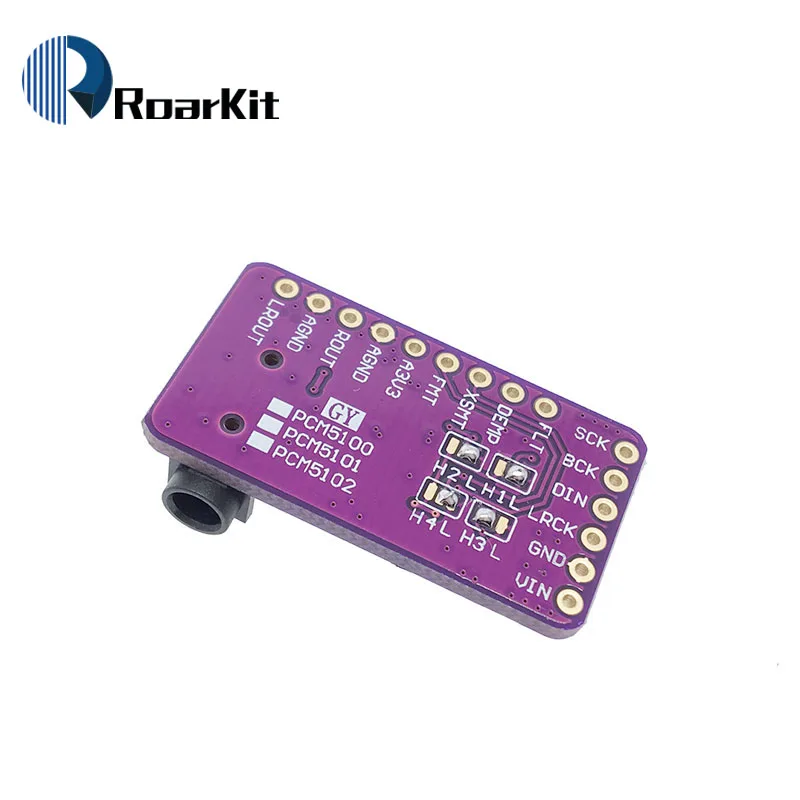 Интерфейс ies PCM5102 декодер ЦАП GY-PCM5102 модуль плеера ies для Raspberry Pi pHAT формат плата цифровой PCM5102A аудио Плата