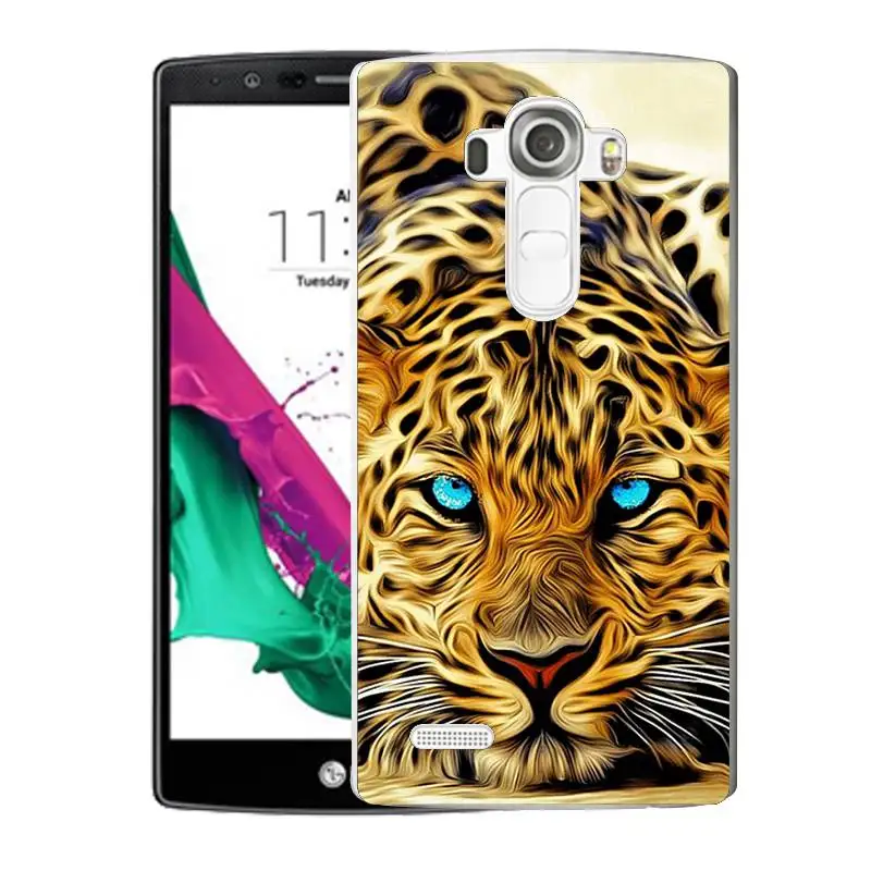 QMSWEI TPU Transparent Phone Case For LG K3 K4 K5 K8 Heart Lion Tiger Micky Sunset Painted Protective Cover G3 G4 G5 V10 |