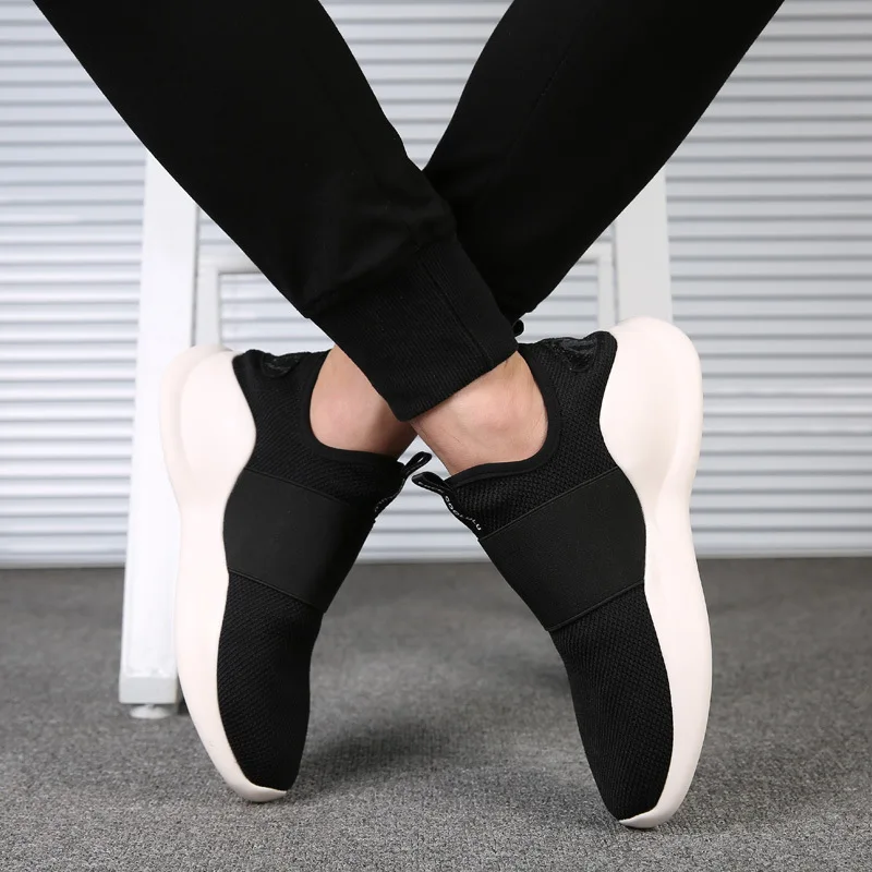 Мужская обувь для бега дышащая Спортивная на толстой подошве повседневная