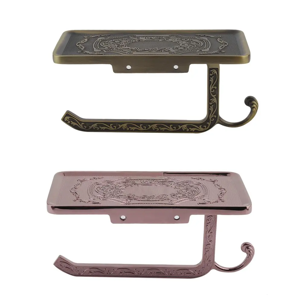 Винтажный Европейский стиль практичный туалетный тисненый держатель для