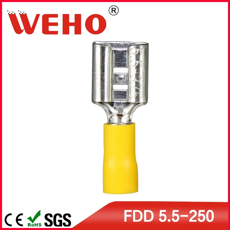 FDD5.5 250 500 шт./упак. Бесплатная доставка Ce Rohs FDD Автоматическая электрическая клемма