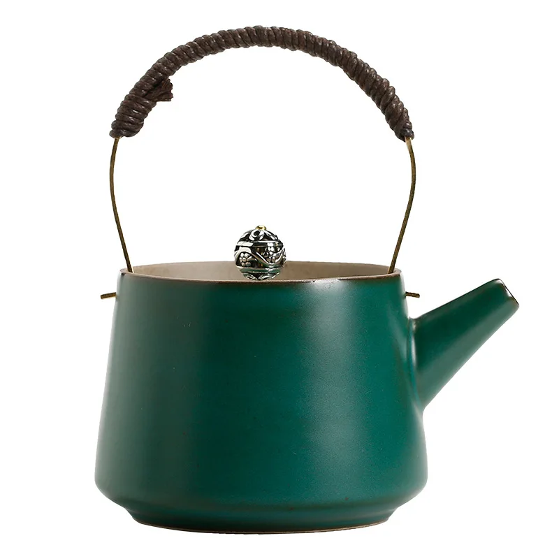 Горшок для чая кунг-фу Японский керамический чайный чайник антикварные чайные