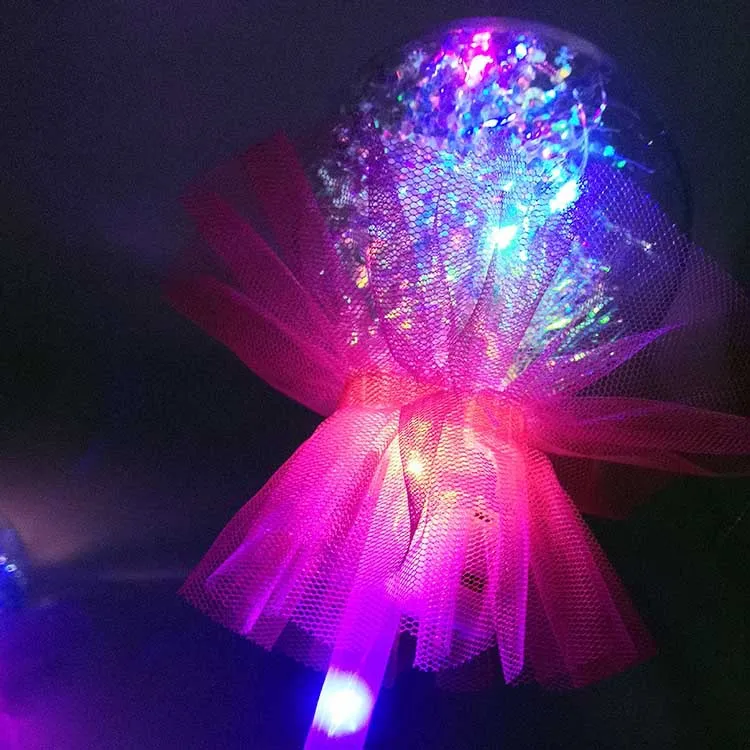 

Light Glowing LED Kids Birthday Toys Gift Glow Shining Fairy Tale Birthday Party Cosplay Supplies Lace Handheld Hot