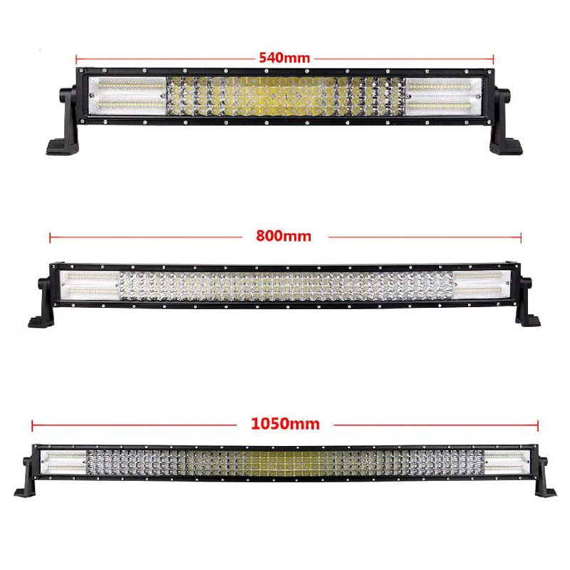 Oslamp 4 рядный 22 &quot32&quot 42 &quot52&quot прямой светодиодный световой бар внедорожный 432