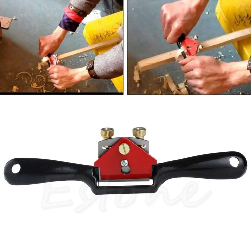 

OOTDTY Metal Woodworking Blade Spoke Shave Manual Planer Plane Deburring Hand Tools 9"