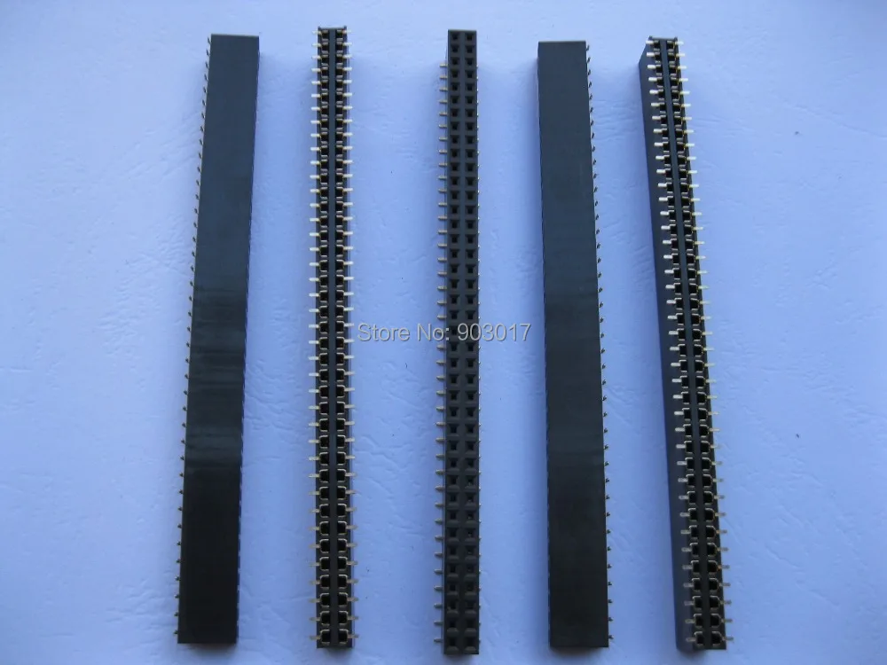 30 шт. SMD SMT шаг 2 54 мм 2x40 80pin хрупкий гнездовой контактный разъем двухрядная полоса с