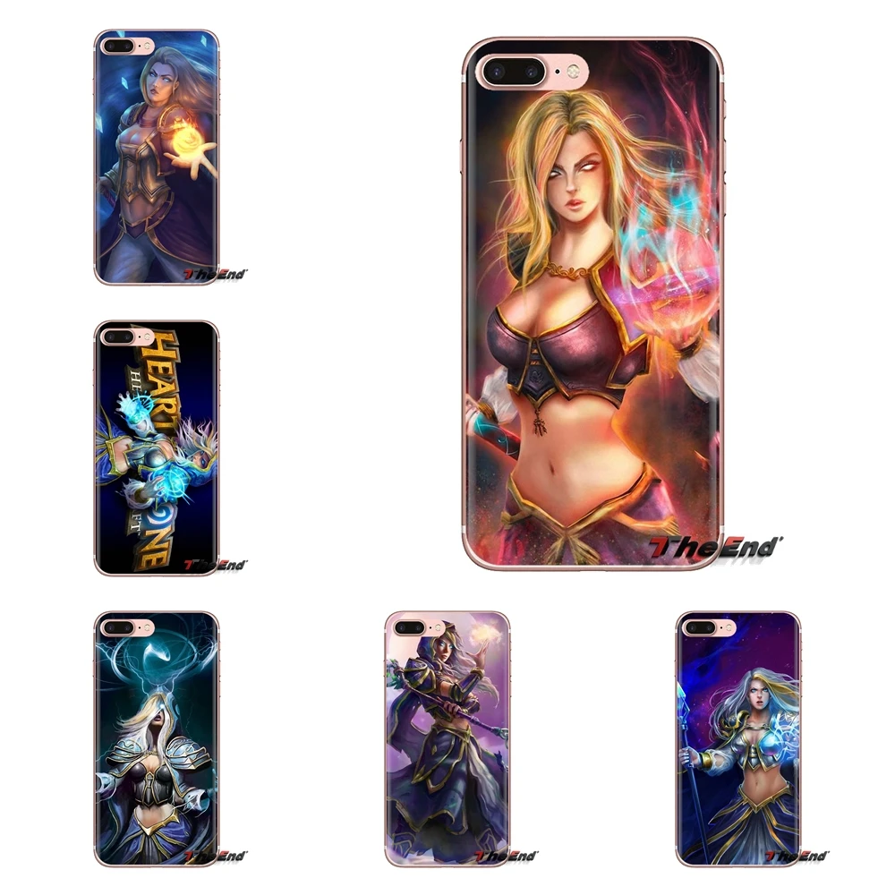 Мягкий ТПУ чехол для телефона Xiaomi Redmi 4A S2 Note 3 3S 4 4X 5 Plus 6 7 6A Pro Pocophone F1 Hearthstone Jaina Proudmoore