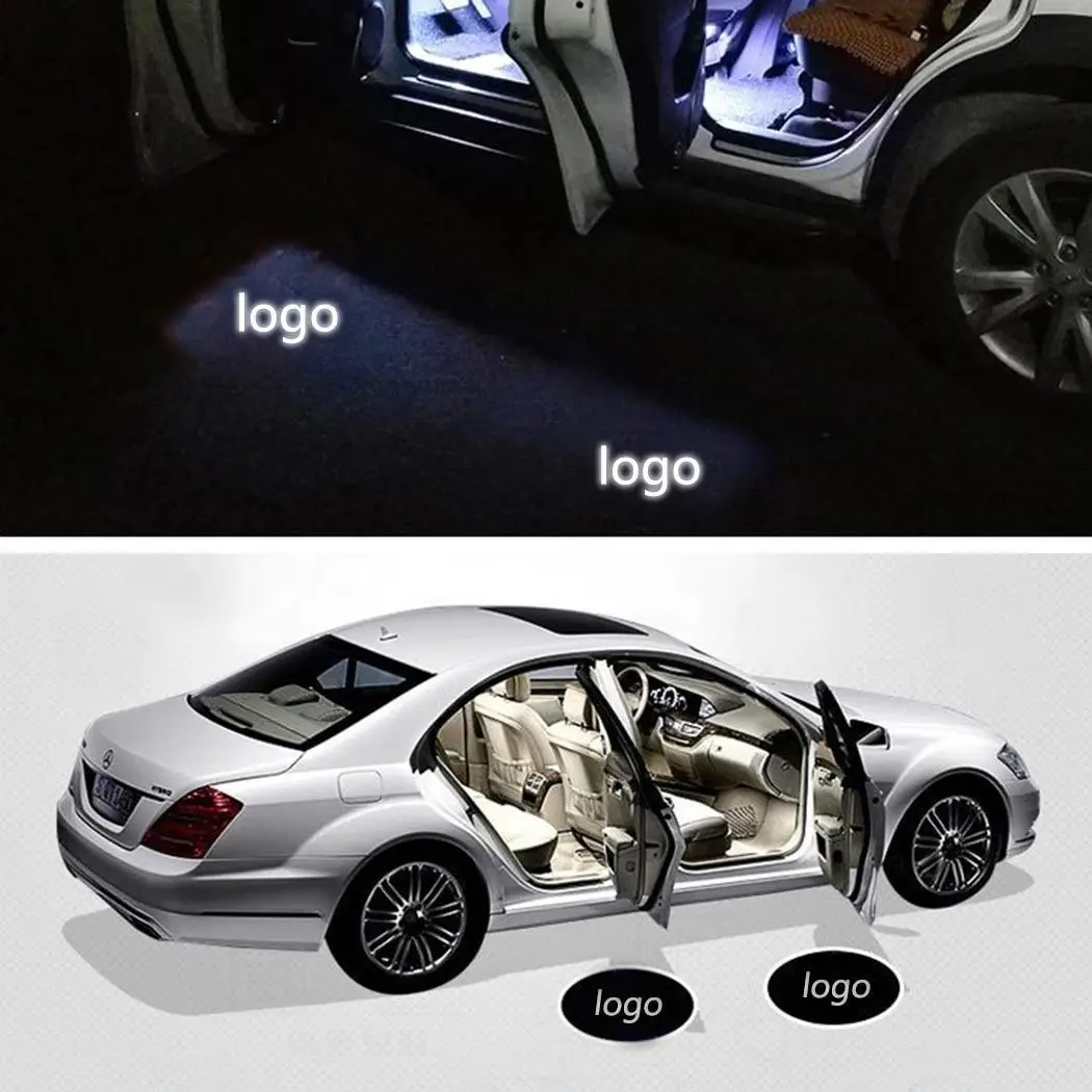 General Led Laser Projection Light Wireless Car Door Lamp 3 x AAA Battery (Not included) Black 4.5V | Автомобили и мотоциклы