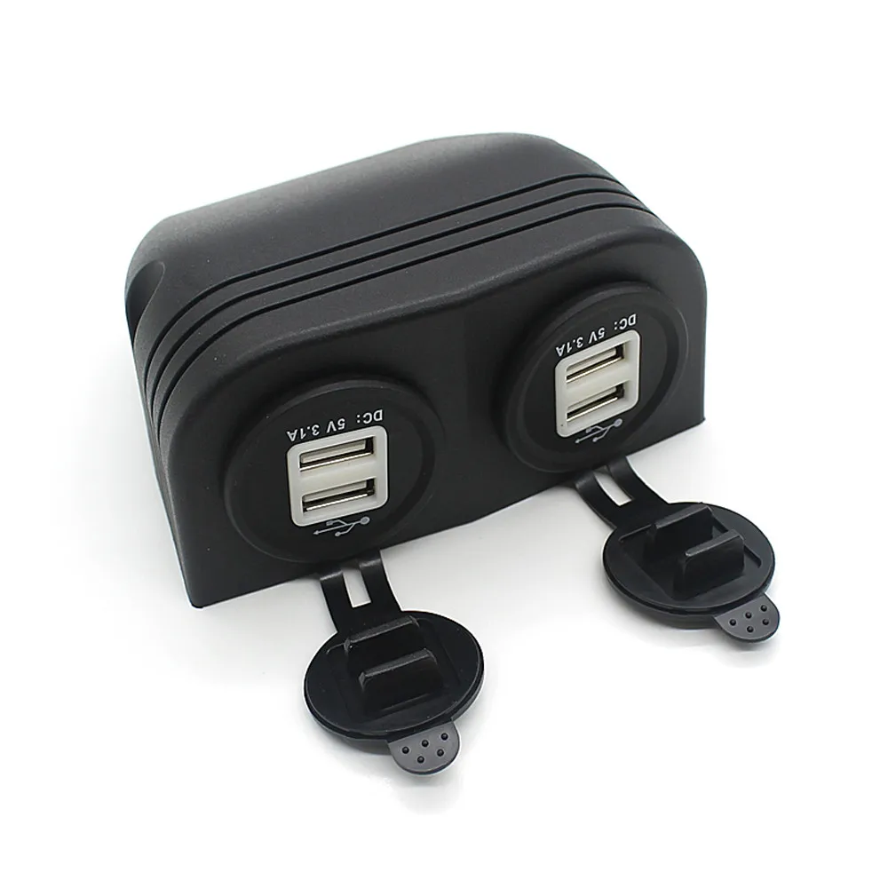 Willtoo 12 в автомобильный Грузовик Лодка Dual USB зарядное устройство розетка адаптер