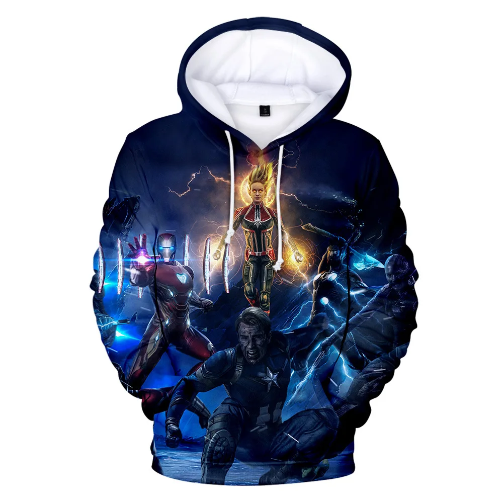 Marvel, Мстители, конечная игра, квантовое царство, 3d Толстовки, Толстовки, супергерой, Капитан Америка, для косплея Железного человека, Мстители, конечная игра, одежда