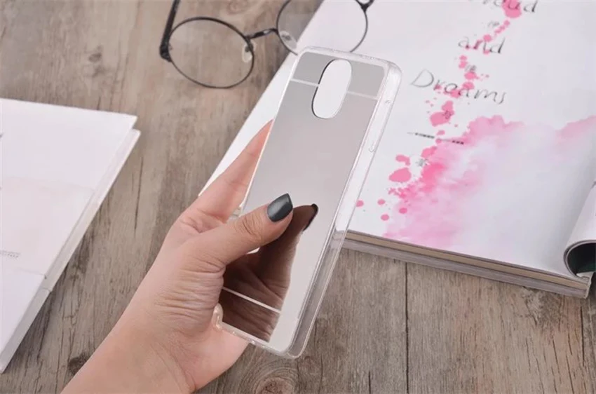 Silver Mirror Nephy роскошный зеркальный чехол для samsung Galaxy Note 3 4 5 Note3 Note4 Note5 Duos чехол мягкий силиконовый ультратонкий блестящий чехол - Цвет: Silver Mirror