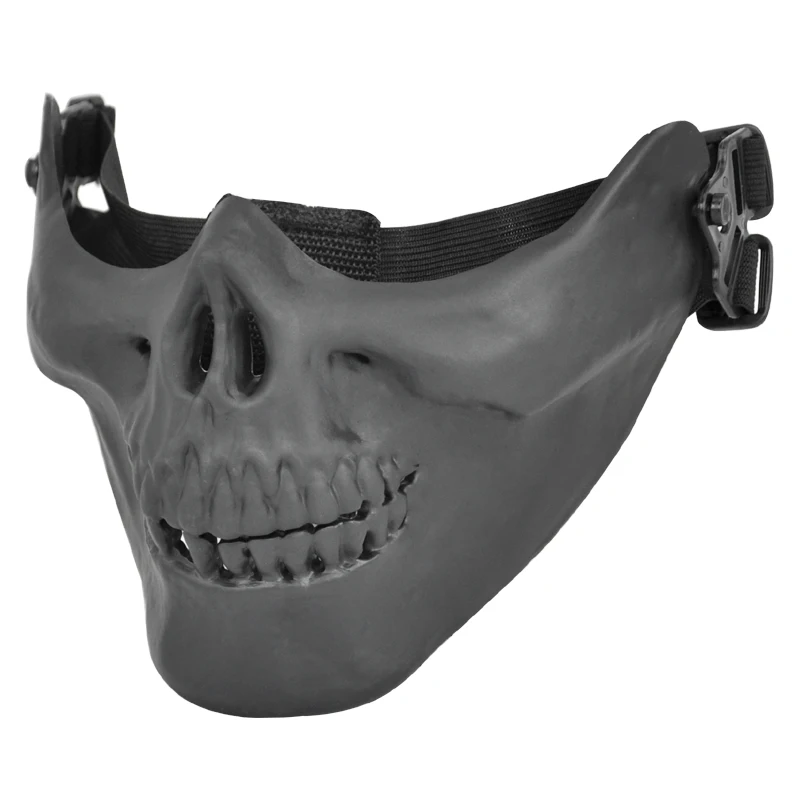 Маска для страйкбола &quotскелетная&quot тема Пейнтбольный Защита половины лица