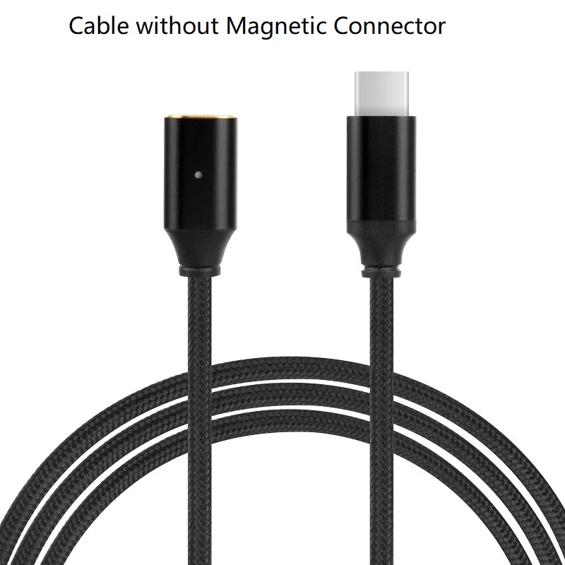 3 в 1 USB C Магнитный type-C-type-C/Lightning/MicroUSB кабель для быстрой зарядки для iPhone XS Max XR, Xiaomi Mix, huawei mate Pro - Цвет: cable only