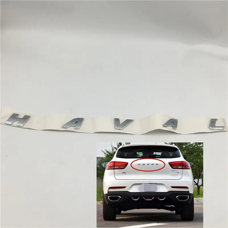 

For Grat Wall Haval Hover H1 H2 H3 H5 H6 H7 H8 H9 M2 M4 F5 F7 Emblem Rear Trunk Tailgate Logo Car Decals