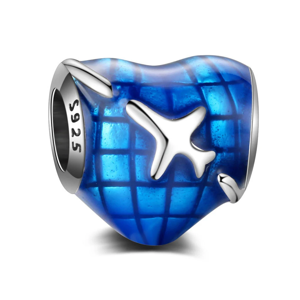 CY0567 ZMZY талант путешествия 925 стерлингового серебра Шарм Бусины Fit Pandora Браслеты для женщин Аутентичные модные ювелирные изделия подарок - Цвет: CY0567