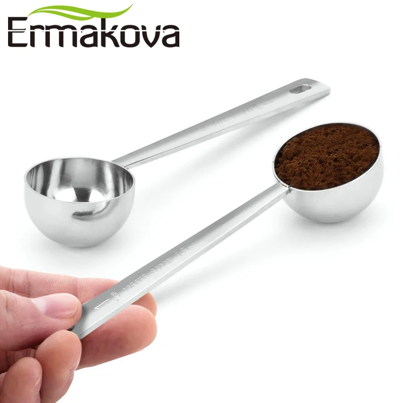 Ложка для кофе ERMAKOVA 1 чашка 15 мл|scoop|scoop measurescoop steel |