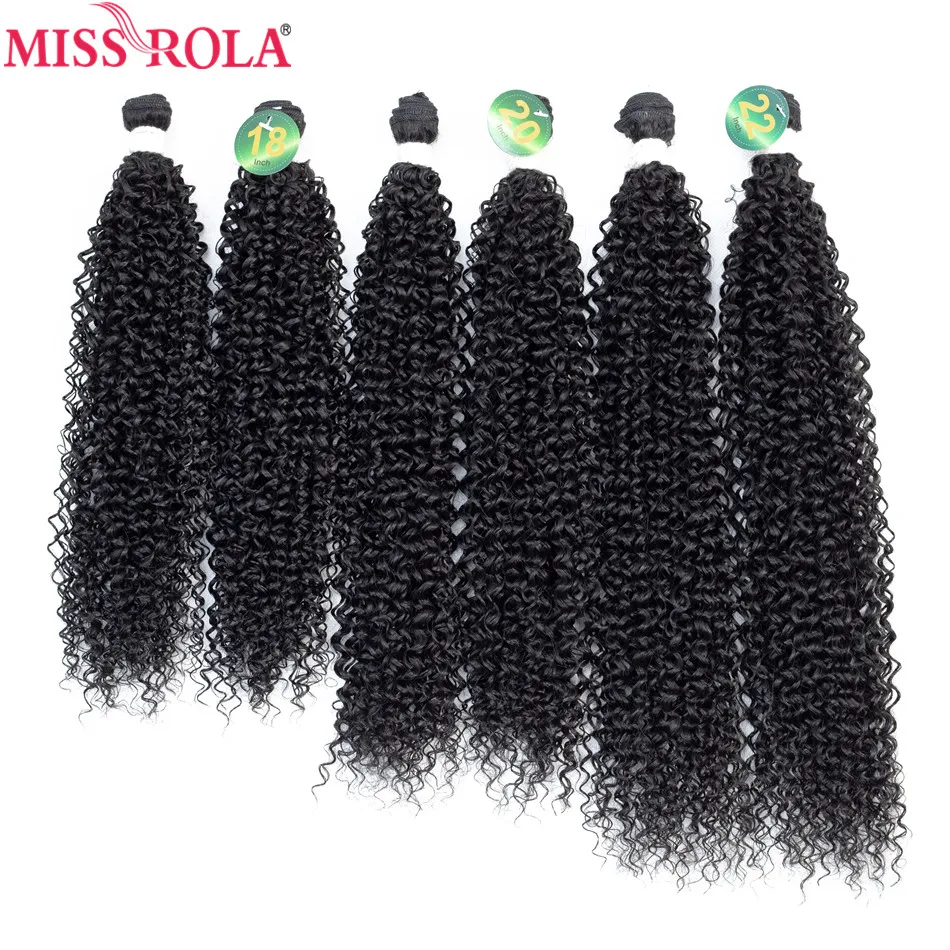 Miss Rola, кудрявые волосы, пряди, синтетические волосы, ткет, 1"-22", пряди, с закрытием, волосы для наращивания