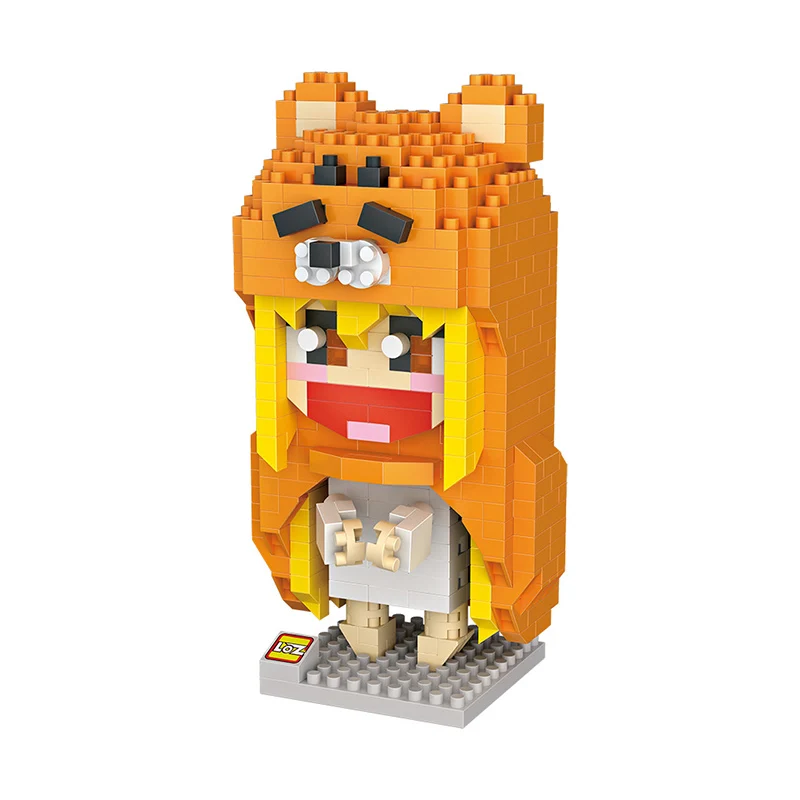 LOZ алмазные блоки, кирпичные игрушки Dr. Slump Arale Himouto Umaru-Chan, мультипликационный персонаж дома Умару, строительные блоки, игрушки, обучающие LOZ блоки, набор