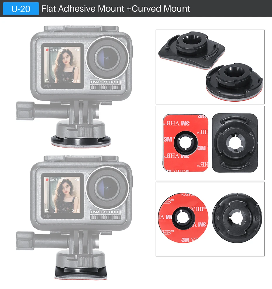 Ulanzi Accessories Kit for DJI Osmo Aticon Camera Mount Holder Adapter Tripod Arca Quick Release | Электроника