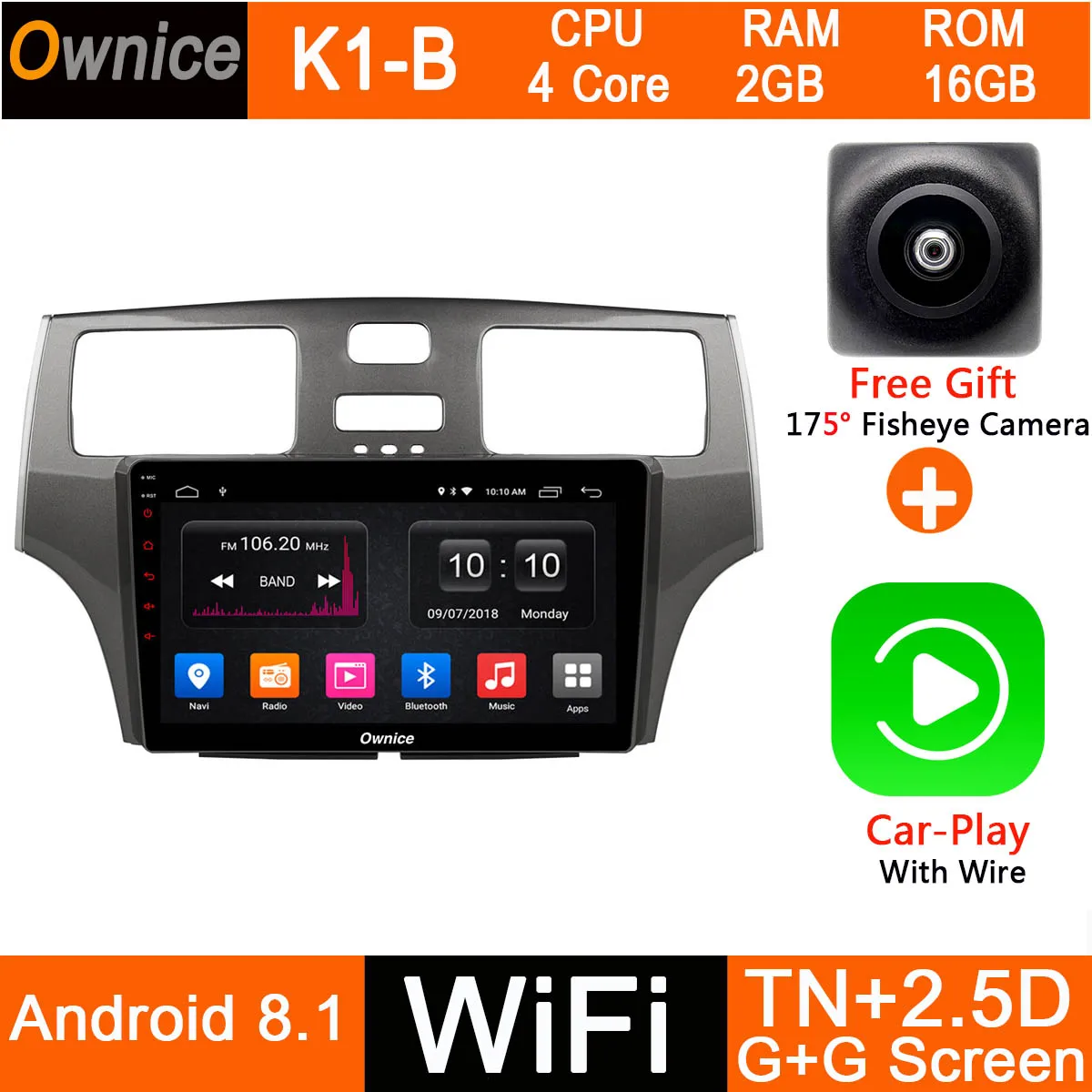 Ips " 8 Core 4G+ 32G Android 9,0 Автомобильный DVD Радио GPS; Мультимедийный проигрыватель для Lexus ES ES250 ES300 ES330 2004 2005 2006 CarPlay DSP - Цвет: K1-B-CarPlay