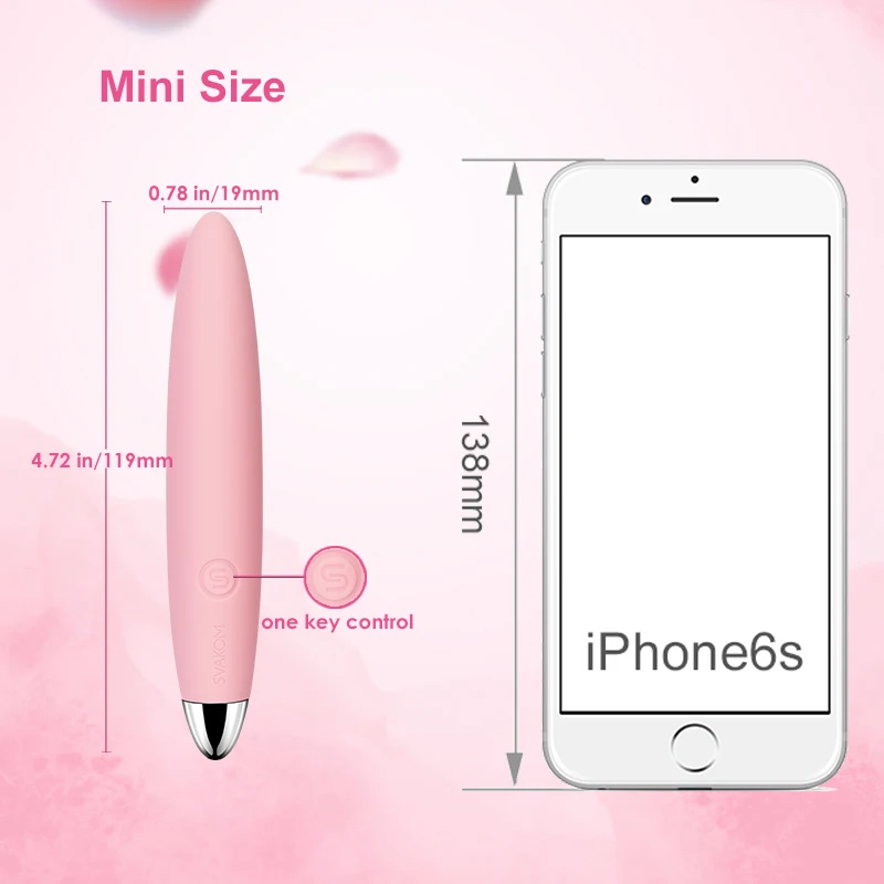 Женский Вибратор SVAKOM Daisy Mini Bullet перезаряжаемый стимулятор массажер вибрация секс