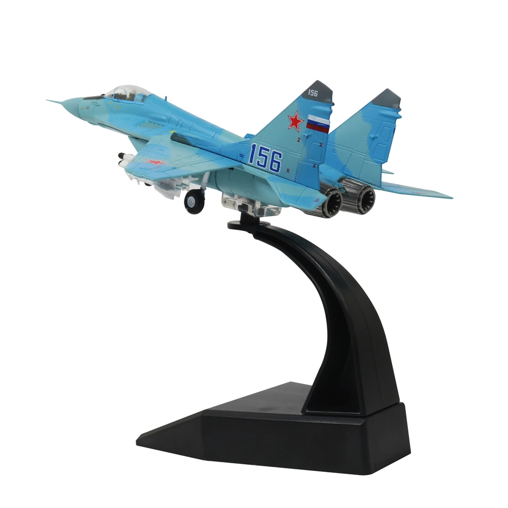1/100 весов российский ВВС MiG 29 светильник Боевая модель литья под давлением