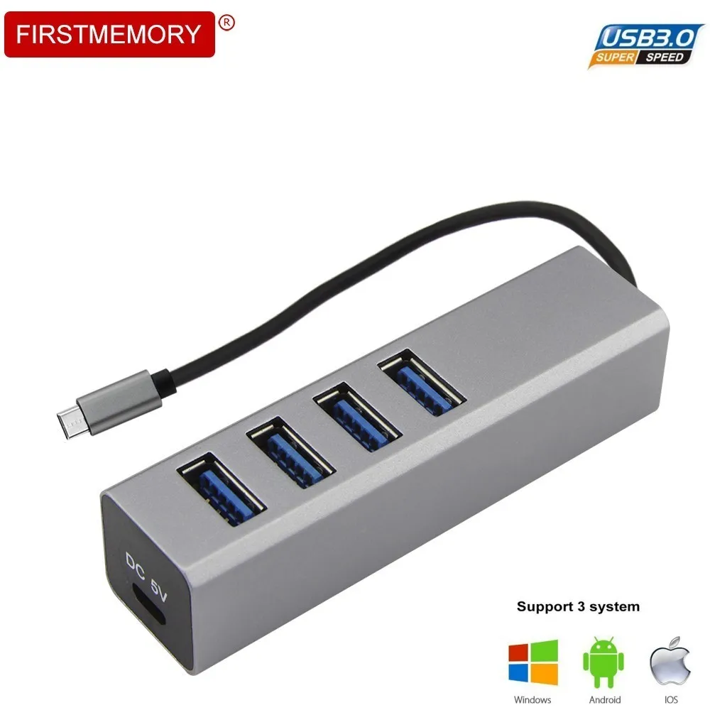 USB 3 0 концентратор Мульти разветвитель адаптер с разъемом Type C для USB3.0 + OTG