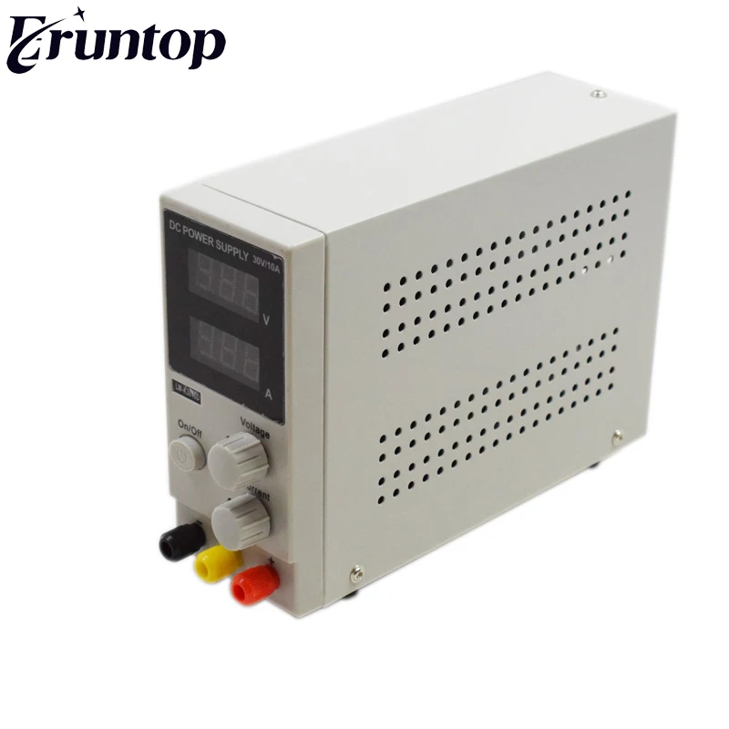 Eruntop LW-K3010D 30V 10A коммутации Регулируемый DC Питание SMPS одноканальный блок питания 30В 5A переменной Вход 110V или 220V
