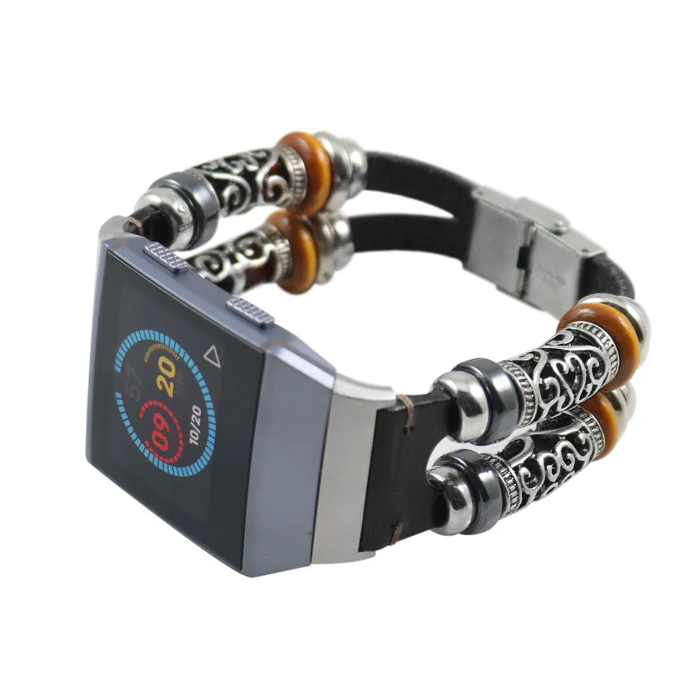 Новинка модный сменный кожаный ремешок для браслета Fitbit Ionic|wristband strap|bracelet