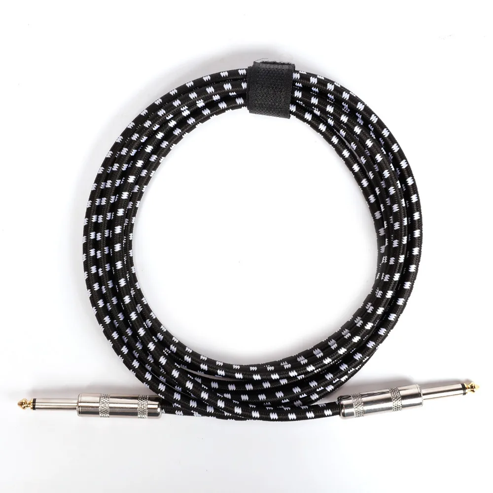 Donner гитары кабель 10 футов Премиум Электрический инструмент бас шнур AMP 1/4 прямо к