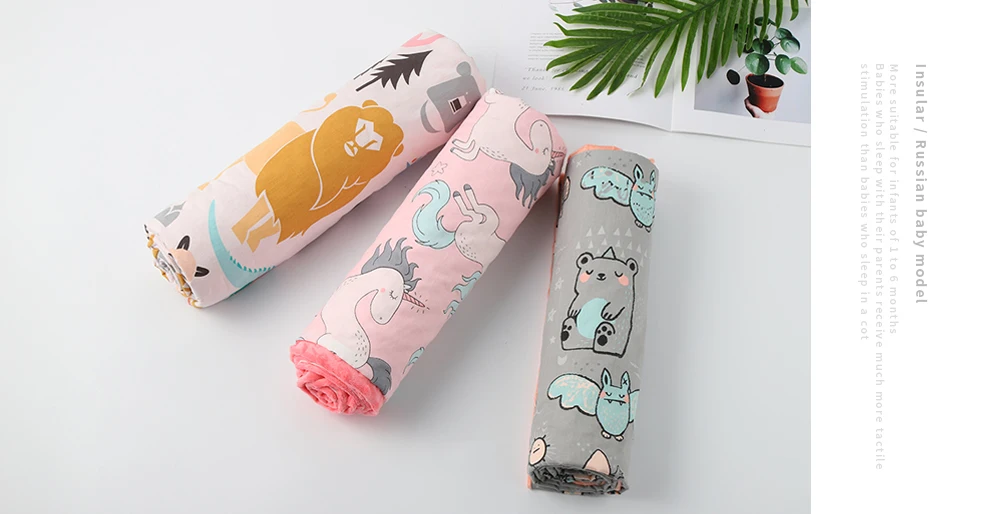 Newborn Baby Blanket Infant Bebe Polar Dot Swaddle Wrap Envelope Blankets For Kids Baby Cartoon Blankets Bedding