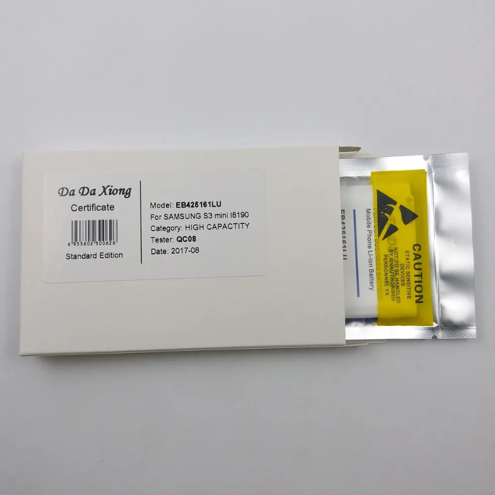 Аккумулятор EB425161LU 5150 мАч для Samsung galaxy s3 mini i8190 i699 ace 2 i8160 S7562 S7562I S7568 i8190N i739 S7580|battery for