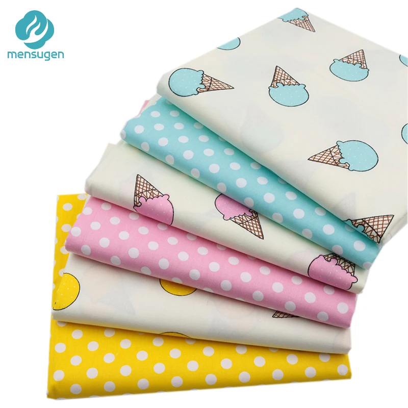 6 шт. хлопковая ткань для пэчворка 18x22/46x56 см|fabrics for patchwork|cotton fabricdot cotton fabric |