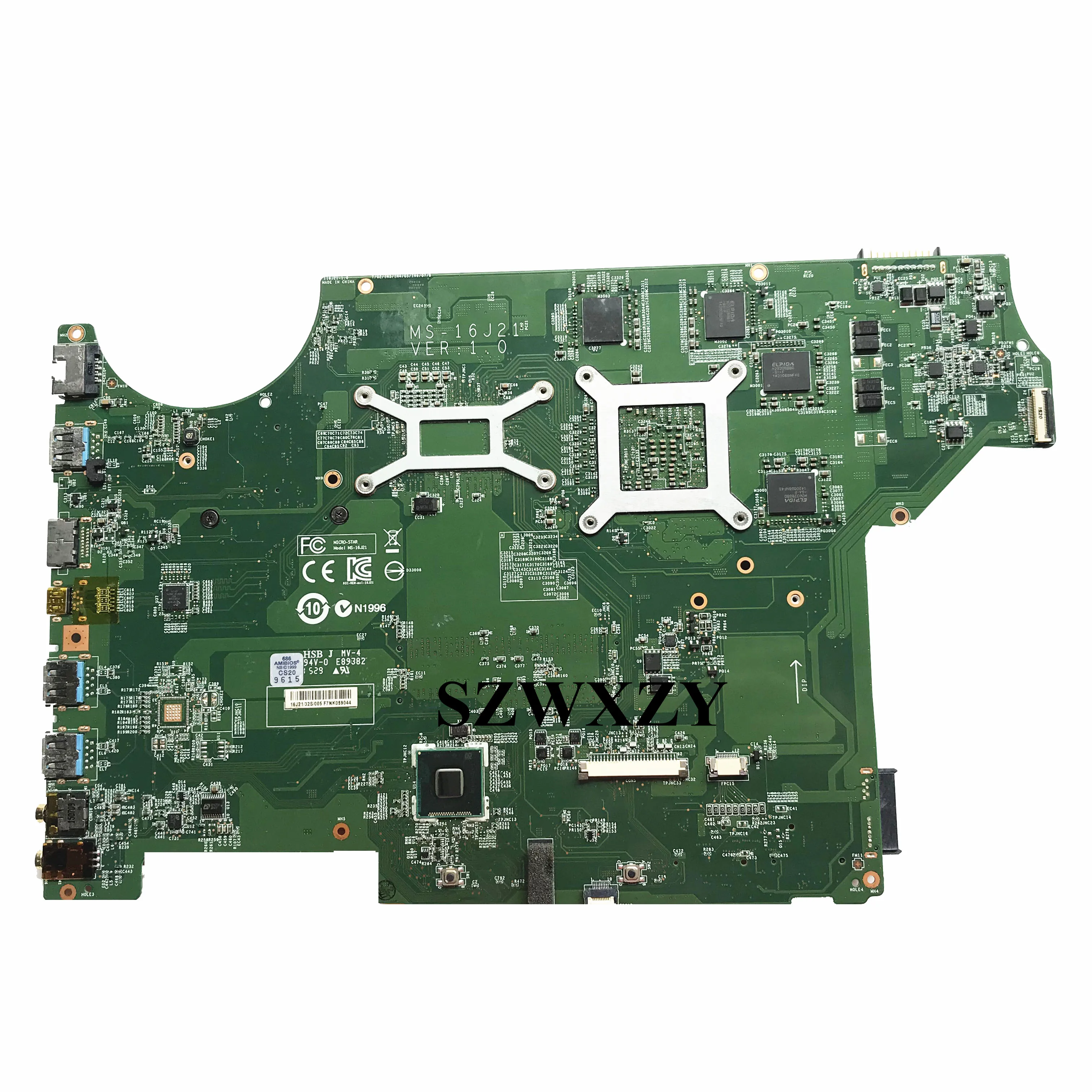 Отлично подходит для MSI GE62 2QD с i7 5700HQ 2 7 ГГц процессор MS 16J21 REV: 1 0 GTX960M Материнская