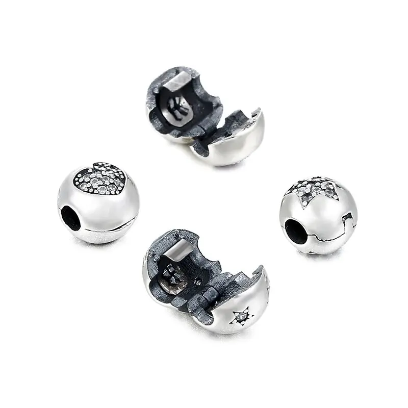 Bottom Price Clip Charm Bead 100% Authentic 925 Sterling Silver Fit Pandora Original Bracelet Women Jewelry DIY Berloque | Украшения и