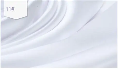 white Широкий 150x1 м хорошая ткань сатин-стрейч ткань шармёз(тонкий атлас) 25 цветов ИМИТИРОВАННАЯ шелковая атласная ткань DIY cheongsam платье - Цвет: white
