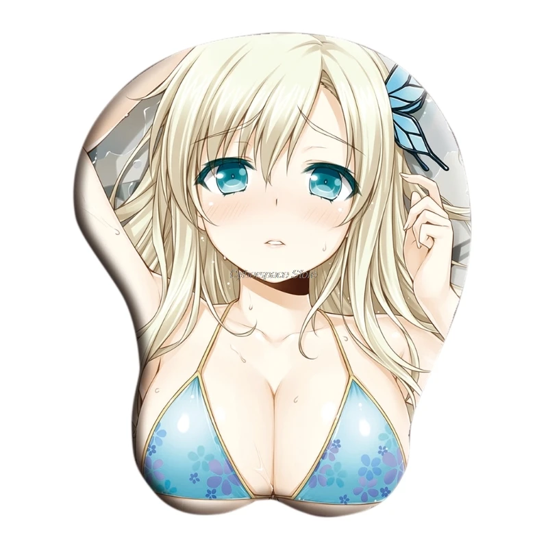 

Creative Cartoon Anime 3D Sexy Chest Silicone Mouse Pad Wrist Rest
