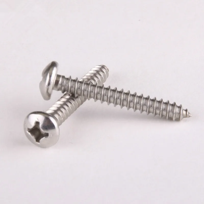 25PCS Stainless Steel 304 Round Head Self-Tapping Screws / Pan Screw M4 * 12 | Обустройство дома