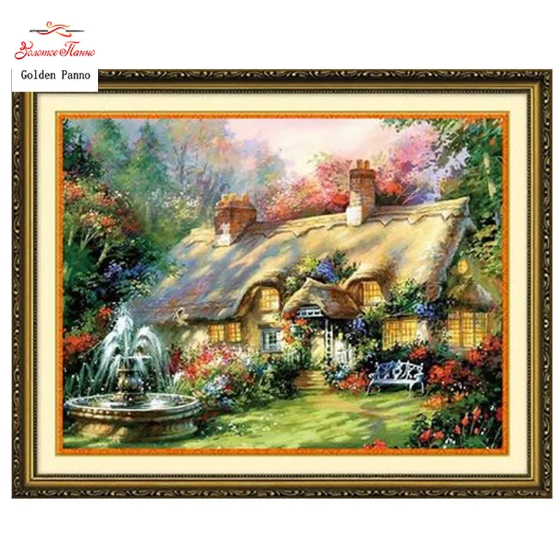 

Рукоделие, вышивка крестиком DMC своими руками, наборы для вышивки, вышивка крестиком в деревенском стиле, новогодняя оптовая продажа