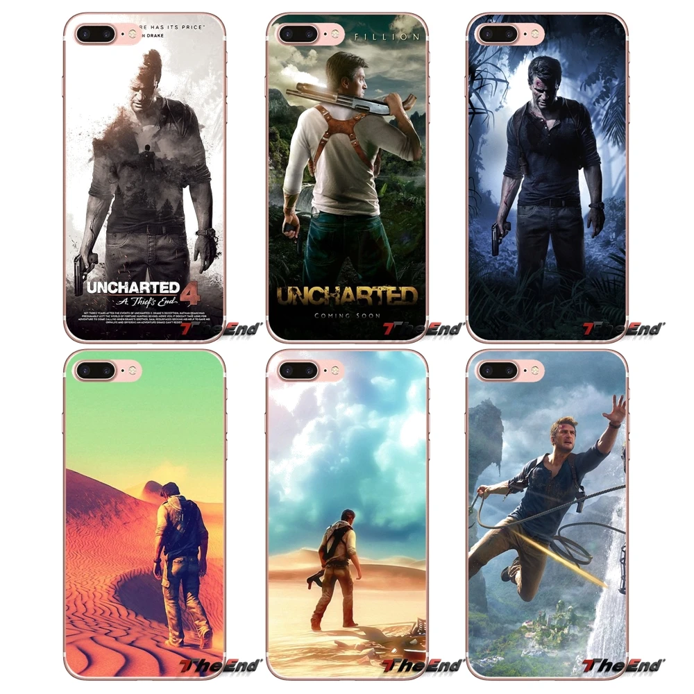 NECA Uncharted 4 A tief end NATHAN DRAKE для iPhone X 4S 5 5S 5C SE 6 6S 7 8 Plus Samsung Galaxy J1 J3 J5 J7 A3 A5 2016 2017|for iphone|galaxy