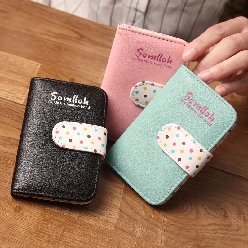 20 бит новый модный держатель для карт из искусственной кожи визитница женский