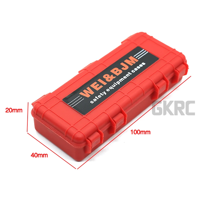 3 шт. Rc 1:10 аксессуары для декора пластиковая коробка оружия осевого Scx10 Tamiya Cc01 Traxxas