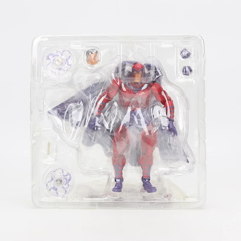Magneto opp 14-16 см игрушки Marvel Revoltech серия Мстители эндгейм супергерой Дэдпул Человек-паук Веном Росомаха Карнаж Figma модель куклы - Color: Magneto opp