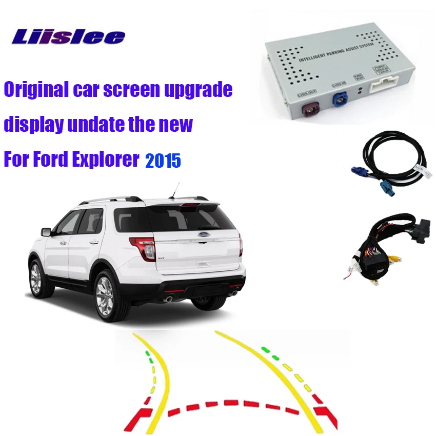 Liislee Интеллектуальный обратный Интерфейс камеры для Ford Explorer 2015 с инструкциями по