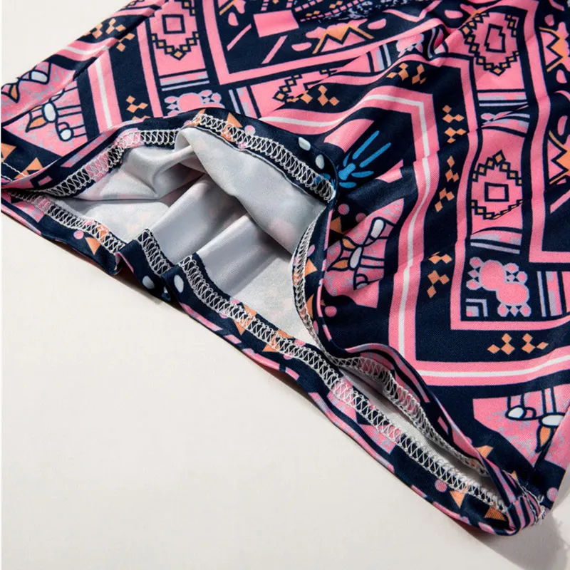 Женские длинные расклешенные брюки Boho с принтом хиппи расклешенным низом модная