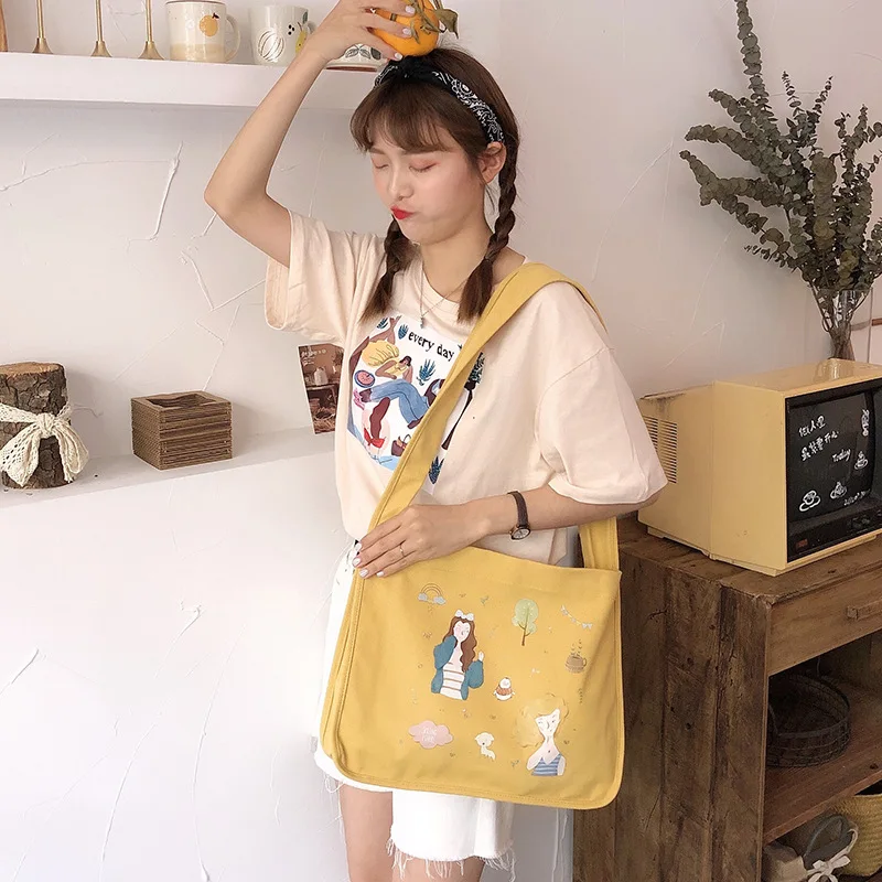 Youda оригинальный мультфильм иллюстрации печати сумка через плечо японский Harajuku