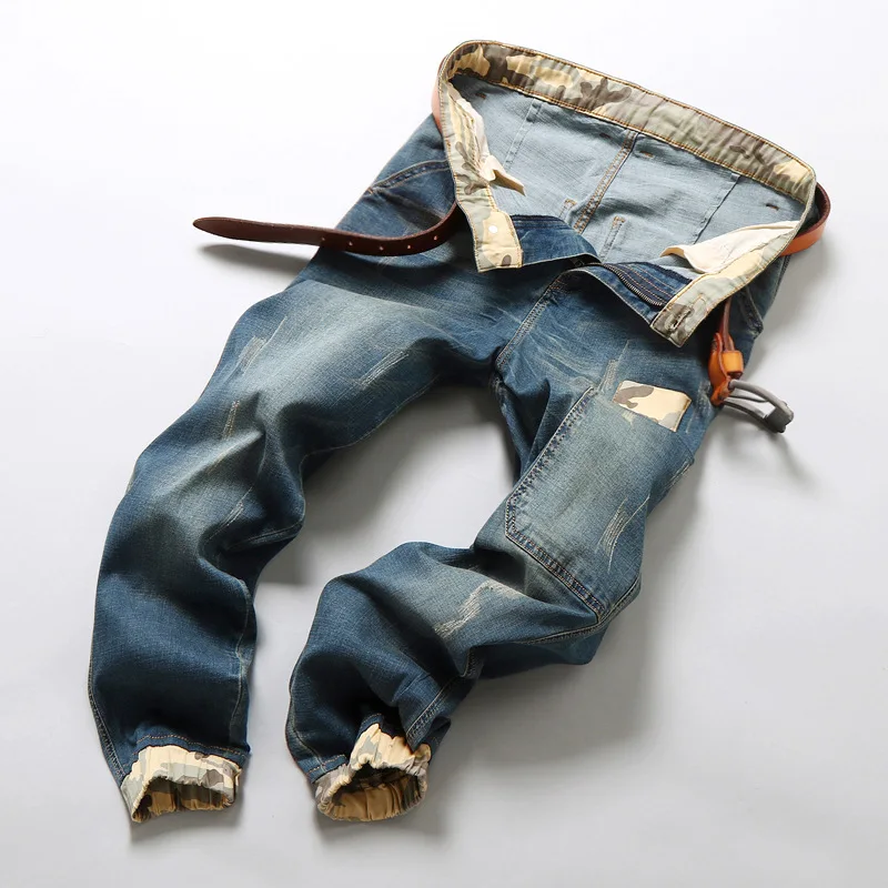 

New arrivla fashion super large Summer Jeans Cargo Pants Casual Jeans Men high quality plus plus size 28 29 30 31 32 33 34 -48